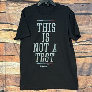 TobyMac This Is Not A Test T-Shirt L Black Christian Music Tour Band Tee Concert